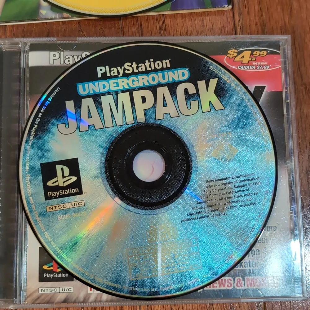 Sony PlayStation 1 Demo Discs Spyro Legend Of Legaia Grind Session Contender +